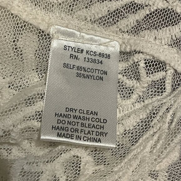 Women’s Hit List Lace Cover Cardigan M/L Top Shirt - Picture 6 of 6